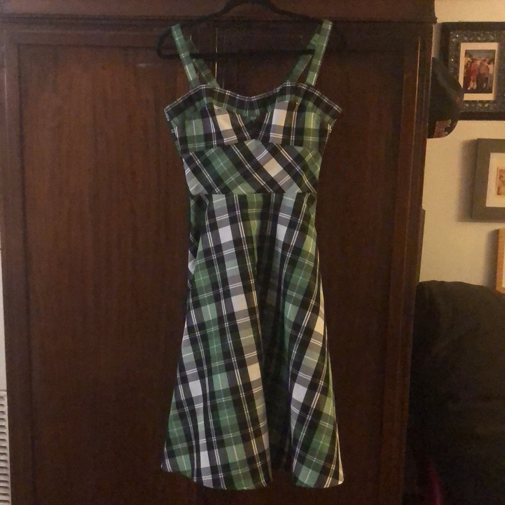 Pinup Girl Clothing: Laura Byrnes plaid dress